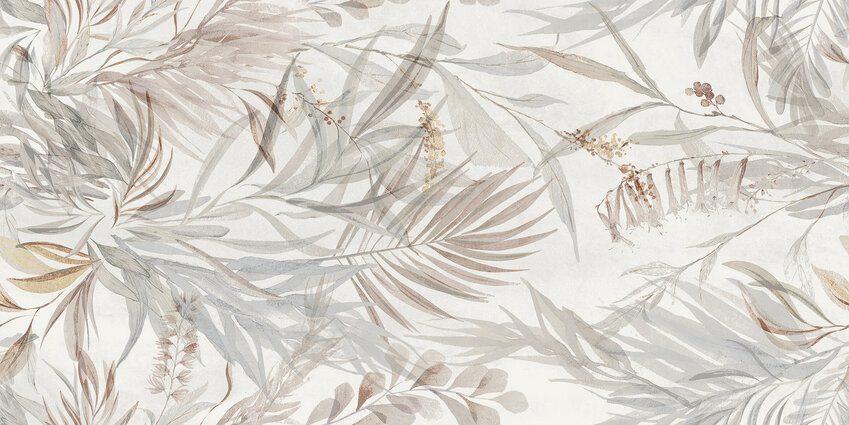 Zidna plocica HALIMA - FLEUR BLANC 60x120 [mat,rec]